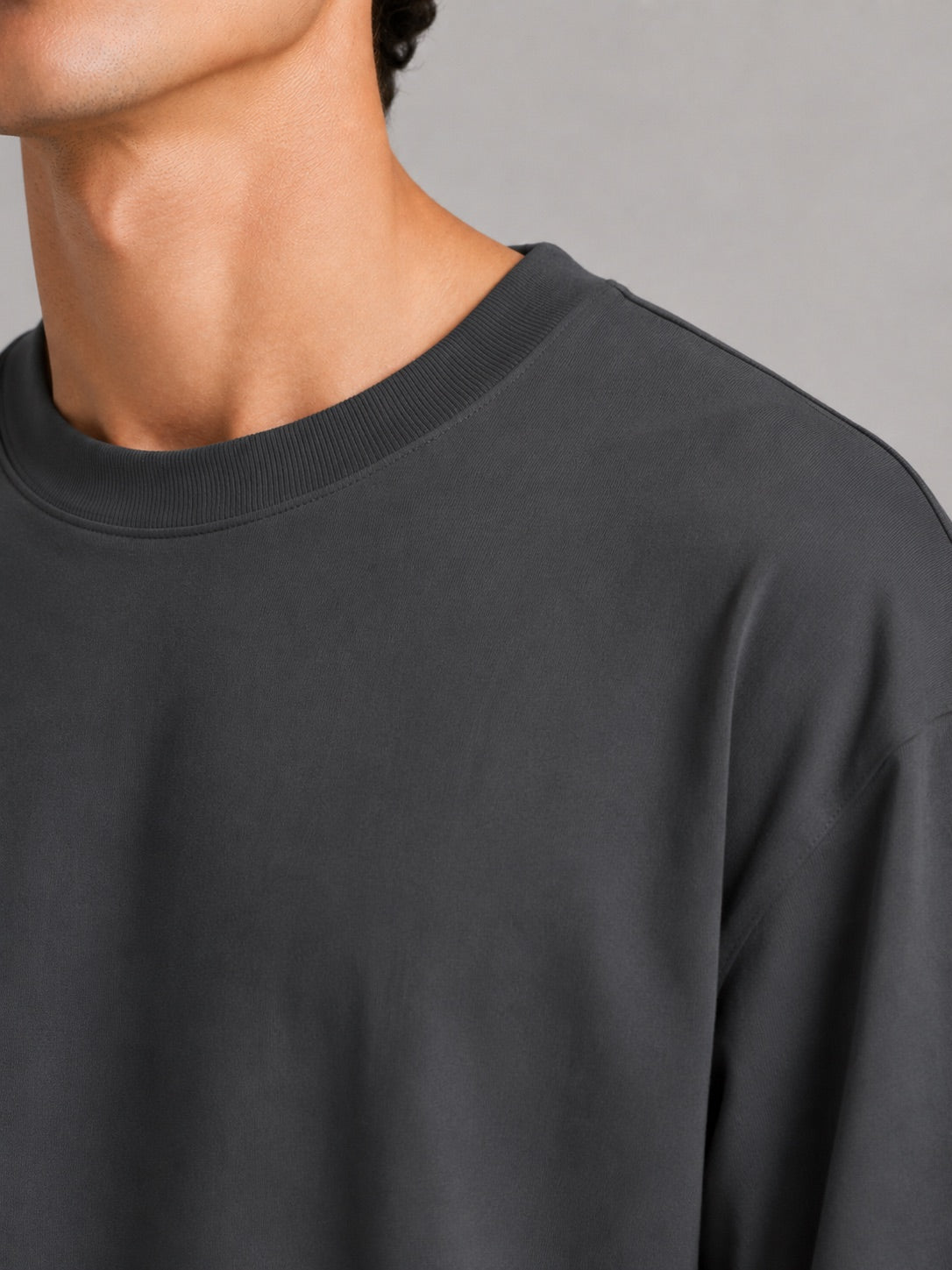 Men’s Oversized Crew Neck T-Shirt Relaxed Fit Short Sleeve Summer Tee Lightweight Casual Basic Top