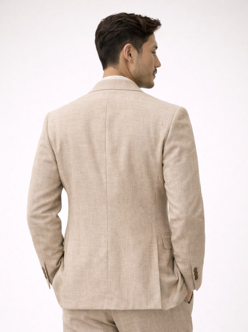 Men’s Blazer Lightweight Breathable Tailored Summer Smart Casual Jacket for Wedding, Casual and Business Wear