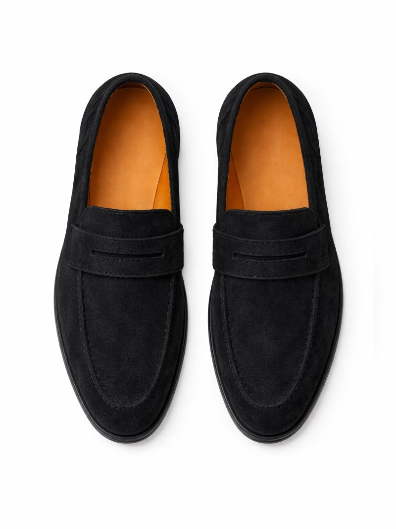 Men’s Suede Driving Loafers Lightweight Slip-On Shoes Casual Moc Toe Drivers for Summer, Travel and Business Casual Wear