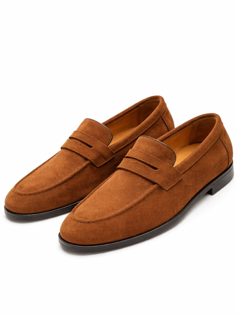 Men’s Suede Driving Loafers Lightweight Slip-On Shoes Casual Moc Toe Drivers for Summer, Travel and Business Casual Wear