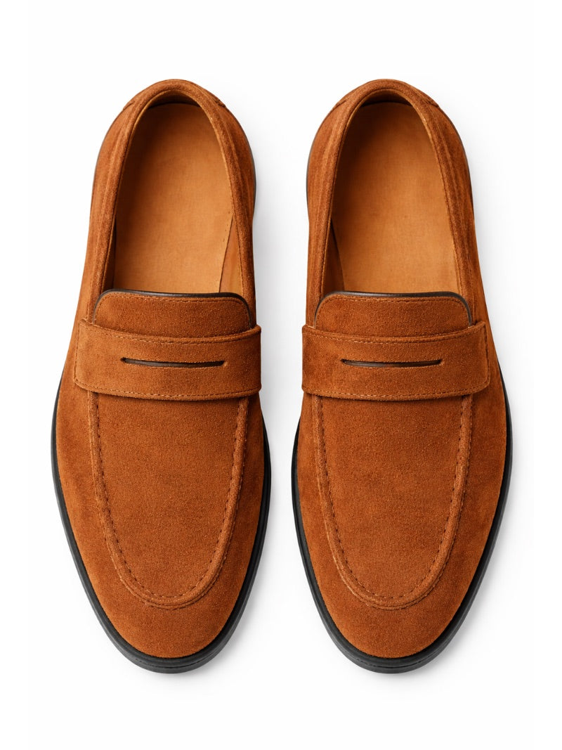 Men’s Suede Driving Loafers Lightweight Slip-On Shoes Casual Moc Toe Drivers for Summer, Travel and Business Casual Wear