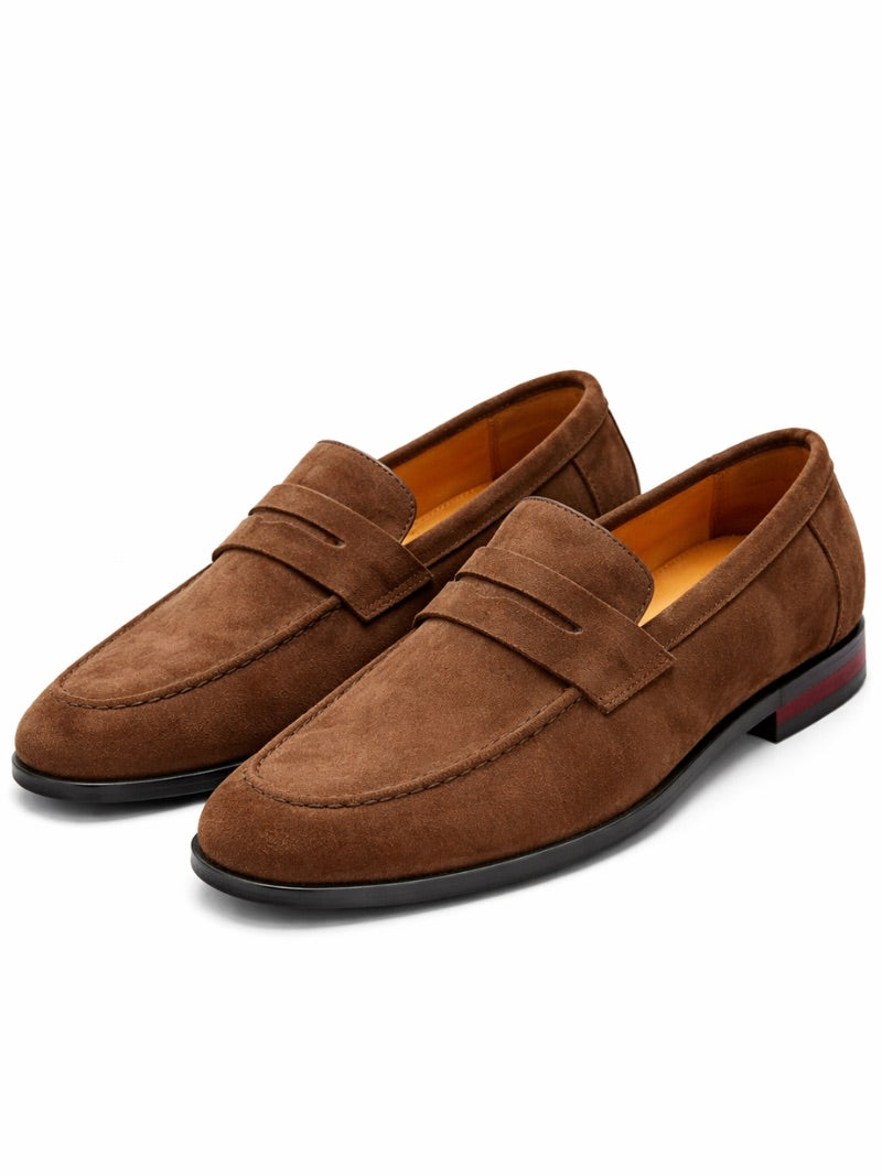 Men’s Suede Driving Loafers Lightweight Slip-On Shoes Casual Moc Toe Drivers for Summer, Travel and Business Casual Wear