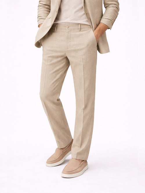 Men's Trousers Lightweight Breathable Summer Trousers for Vacation and Business Casual