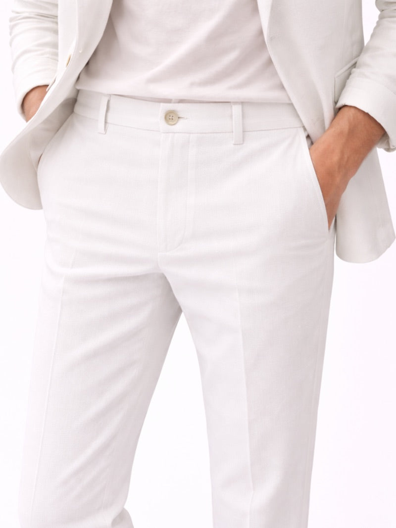 Men's Trousers Lightweight Breathable Summer Trousers for Vacation and Business Casual