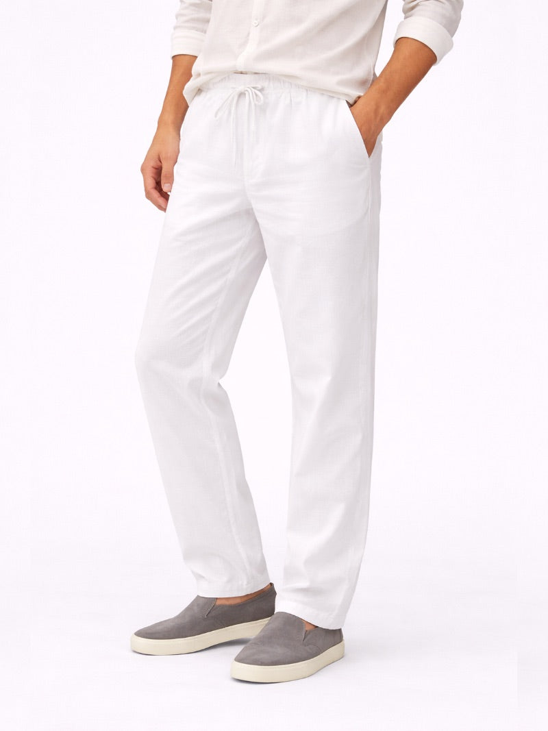 Men’s Relaxed Fit Trousers Lightweight Breathable Casual Summer Trousers Straight Leg Style for Travel and Weekend Wear