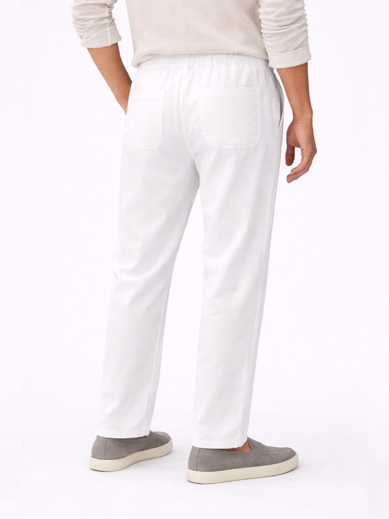 Men’s Relaxed Fit Trousers Lightweight Breathable Casual Summer Trousers Straight Leg Style for Travel and Weekend Wear